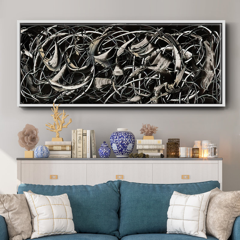 Linear Movement II - Framed Canvas