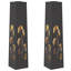 Solar Powered Steel Pathway Light-124424829-124424831