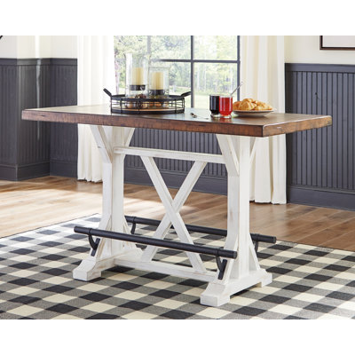 Valebeck Counter Height Dining Table and Barstools