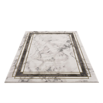 Tapis abstrait gris