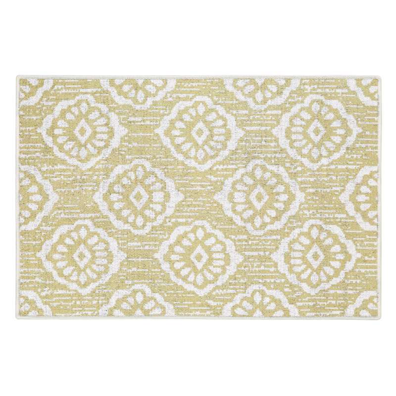 Tapis de cuisine Owenby, Beige