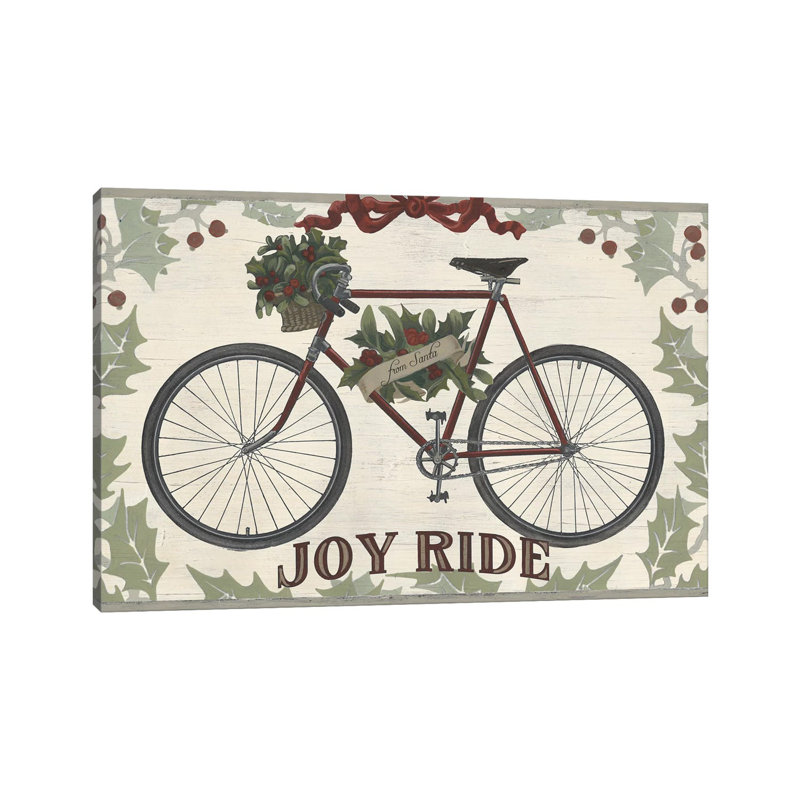 Joyride Santa Collection C by June Erica Vess - Wrapped Canvas Print, 20.32 cm H x 30.48 cm W