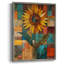 Reproduction encadrée FLORAL Series CDXC III - bois massif-1241485631