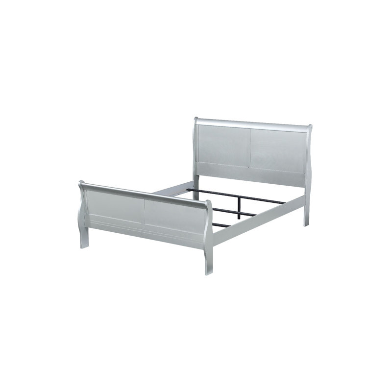 Lit simple, Blanc, Double