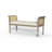 Cotton Upholstered Bench