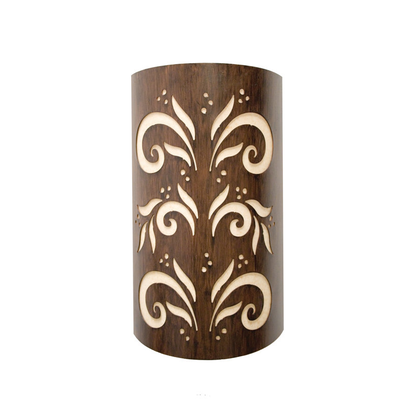 10" Wide Florentine Wall Sconce, Rustic Iron
