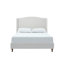 Lit très grand lit - Tête de lit tapissier en chenille de 54 po avec concept minimaliste et sans sommier-766596064