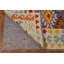 Tapis oriental réversible en laine Kilim 9 x 11