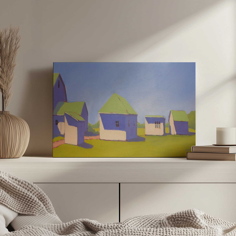 «Sunny Perspectives» par Carol Young, reproduction d'art sur toile, H 12 po x l 18 po