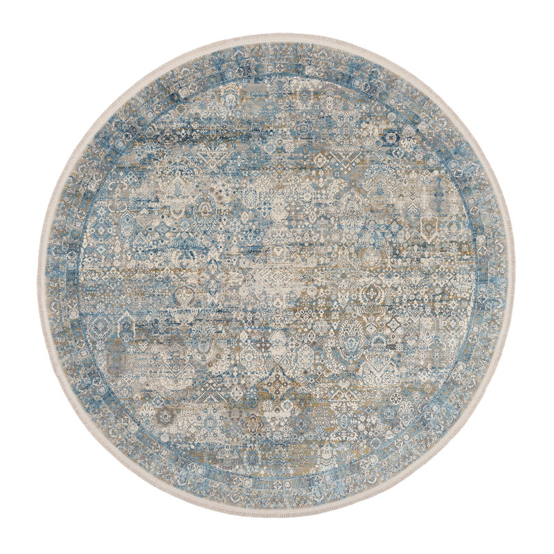 Ezio Oriental Hand Woven Area Rug, Round 160cm
