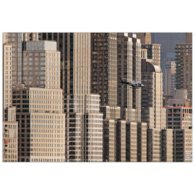 'New York Helicopter' by Gans Photographic Print