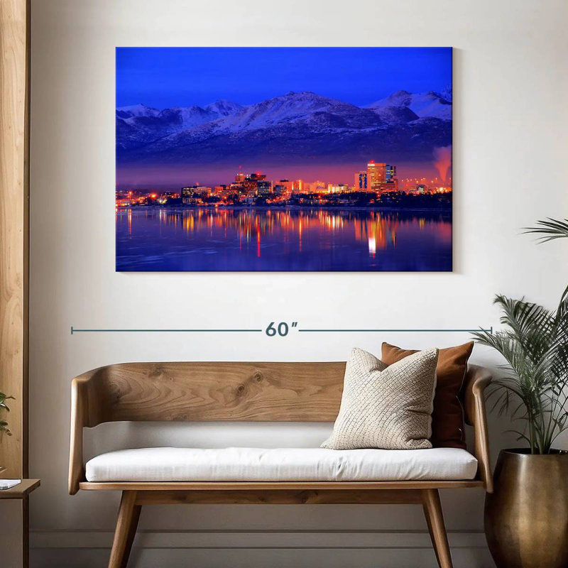 Ravi Anchorage At Night, 32" H x 48" W