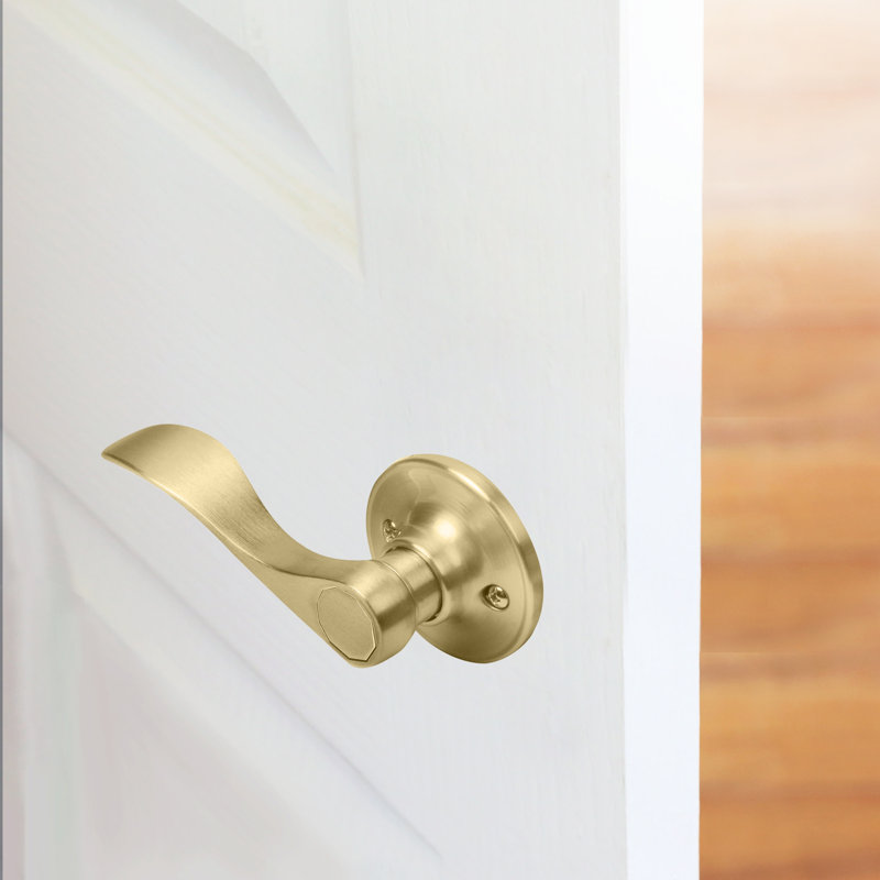 Faux levier de porte simple Springdale, Or