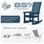 Chaise berçante d'extérieur Plumville-311768956