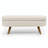 Ottoman Oval Storage Bench with Rubber Wood Legs-1069412594