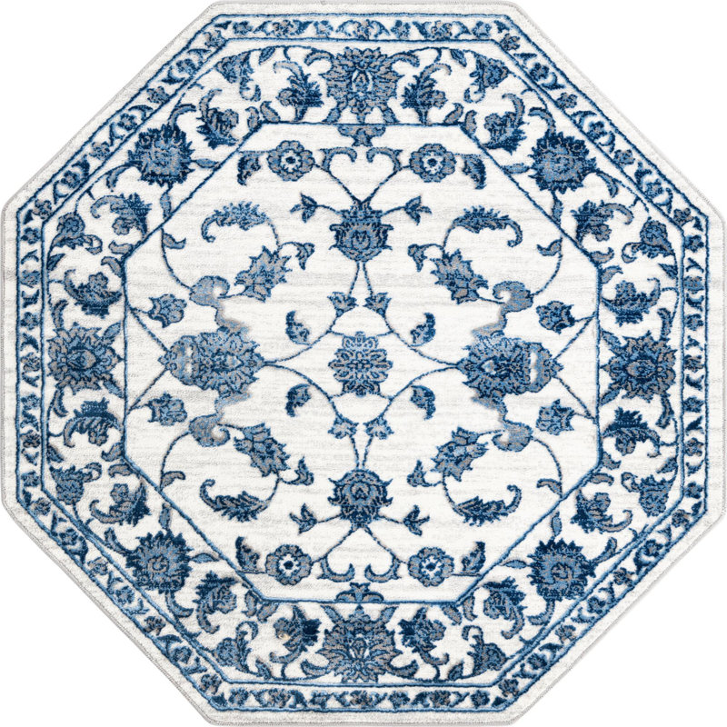Ermir Oriental Indoor Rug, Octagon 5'3"