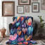 Heart Heart Motifs - Couverture en sherpa de qualité supérieure 1 pièce-101262521