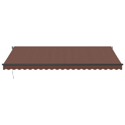 Dakota Fields Polyester Cover Retractable Patio Awning