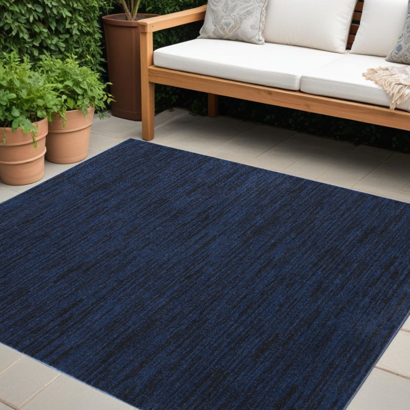 Tapis carré d'intérieur 9 po bleu