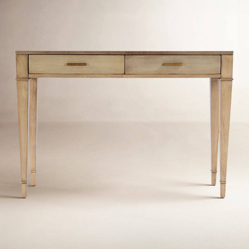 Mazekine 45" Console Table, Antique Beige