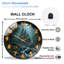 Horloge murale fantaisie, horloge murale 12 po
