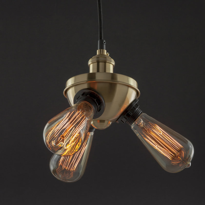 Luminaire suspendu unique à 3 lumières Varney