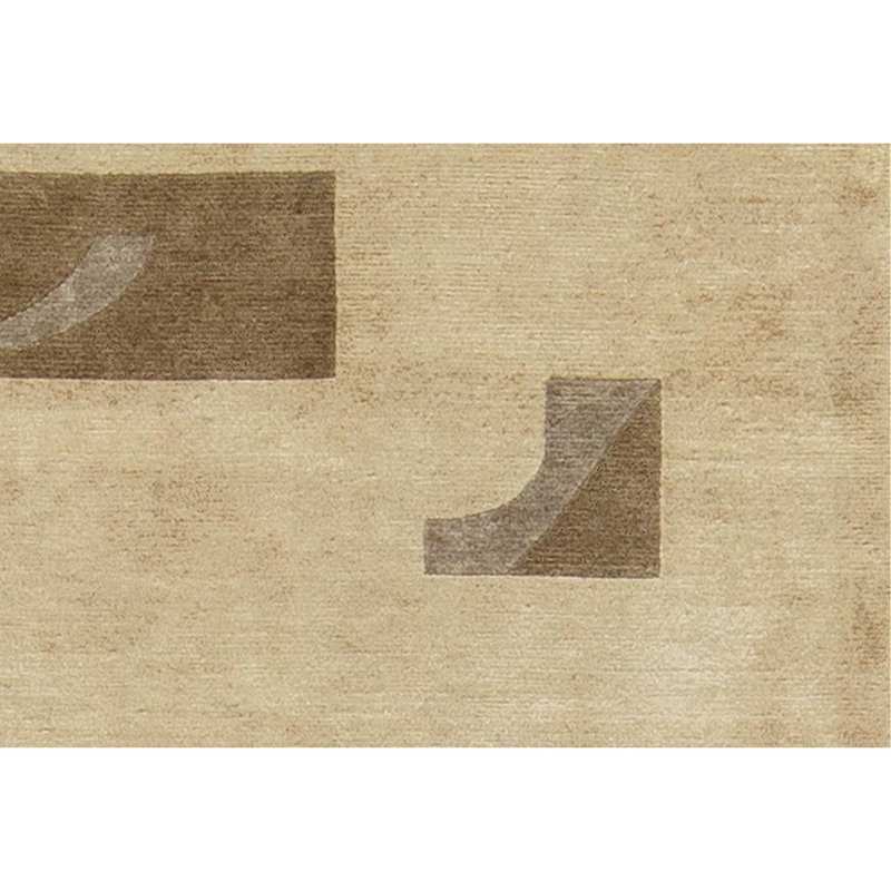 Hand-Knotted High-Quality Beige Area Rug