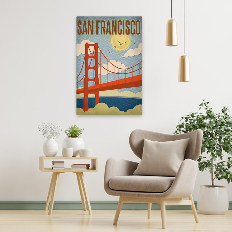 San Francisco, pont Golden Gate, H 36 po x l 24 po