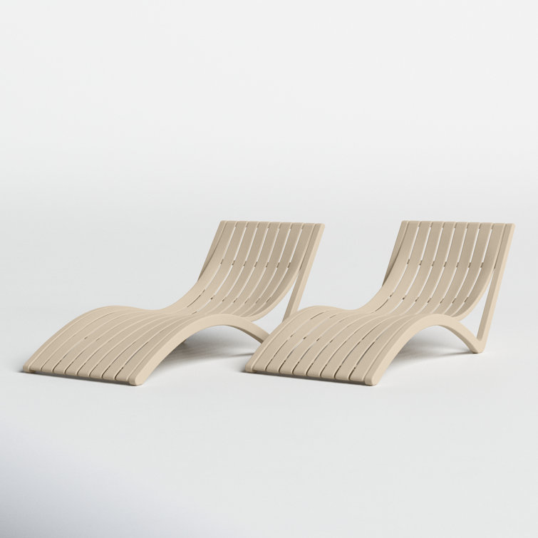 Farrah 28'' Outdoor Chaise Lounge