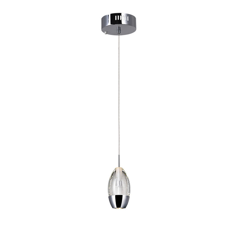 Bagley 1 - Light Chrome Single Pendant