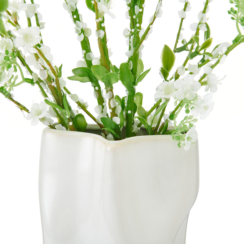Éléments, verdure blanche artificielle, 25 po