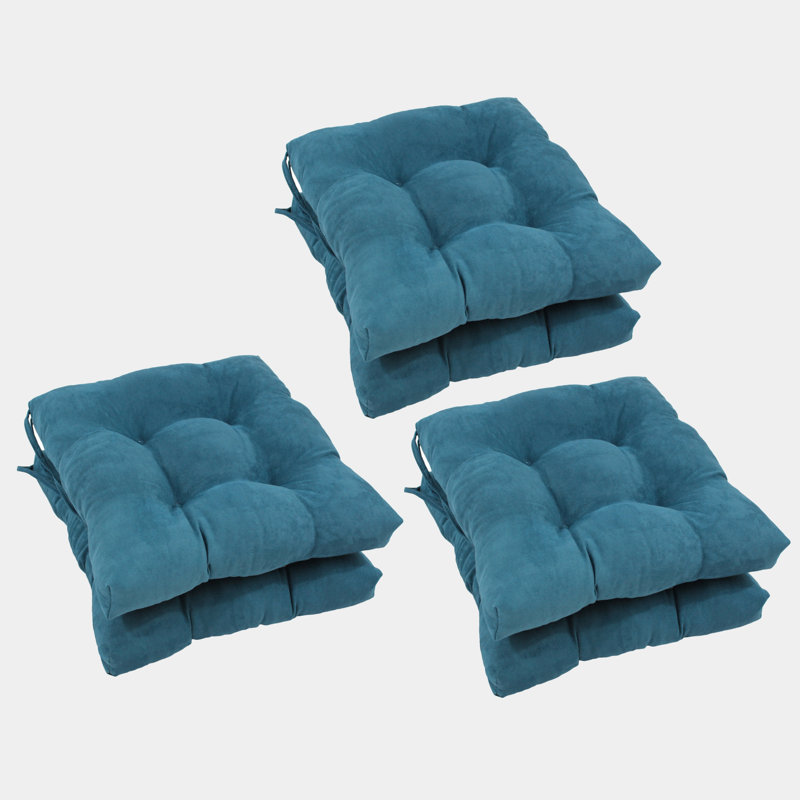 Outdoor 3.5'' Seat Cushion, Teal Microfiber