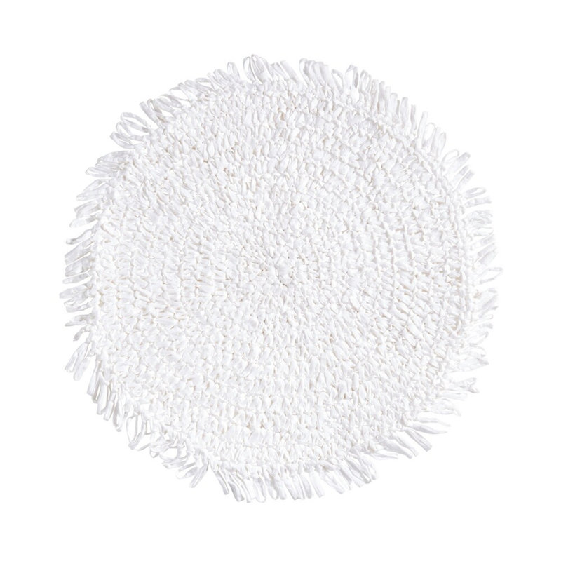 Papier raphia, Blanc