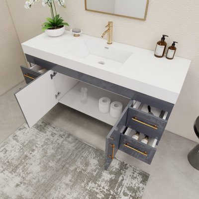 Ensemble de meuble-lavabo simple 60 po