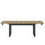 Ambrette Extendable Metal Base Dining Table-1313465734-1313465735