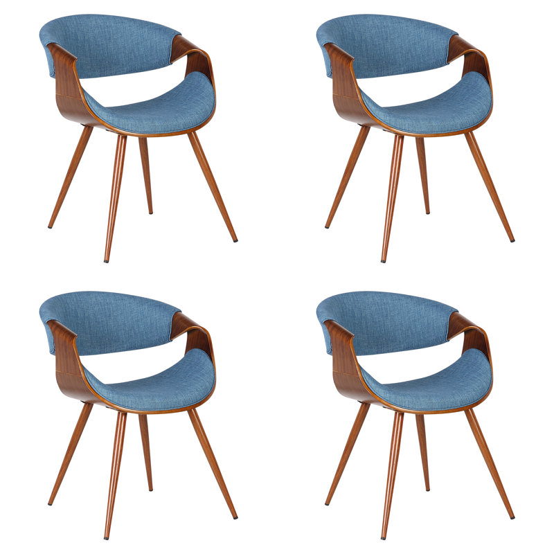 Chaise de salle à manger Butterfly, 4, Bleu