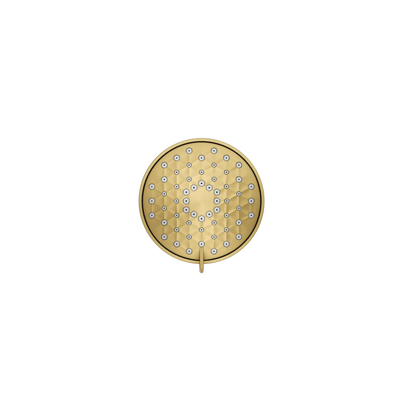 Awaken G90 Flood Fixed Shower Head, Vibrant Brushed Moderne Brass, 2.5 GPM