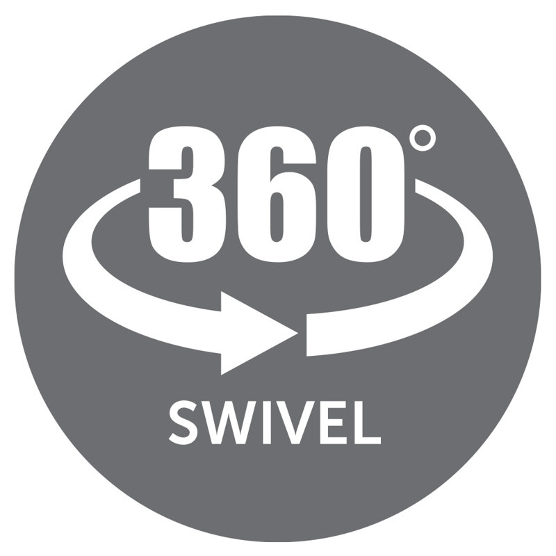 Azurdee Top Grain Genuine Italian Leather Swivel Barrel Chair (Set of 2), Vintage Navy