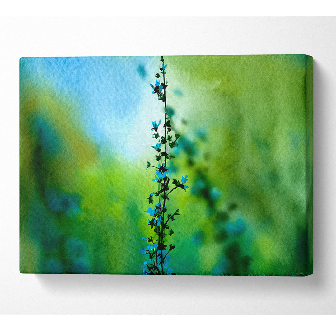 Blossom Blue Flower - Kunstdrucke auf Leinwand