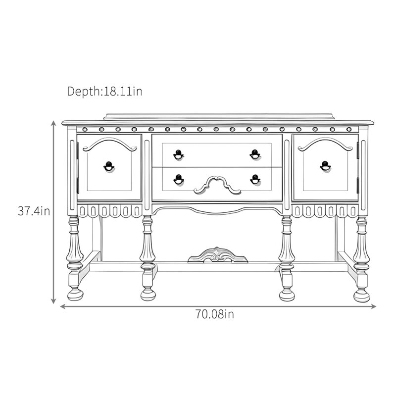 Buffet haut de gamme pour la maison