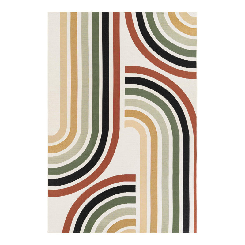 Vibe Hower Indoor/Outdoor Area Rug, Rectangle 6'1" x 9'