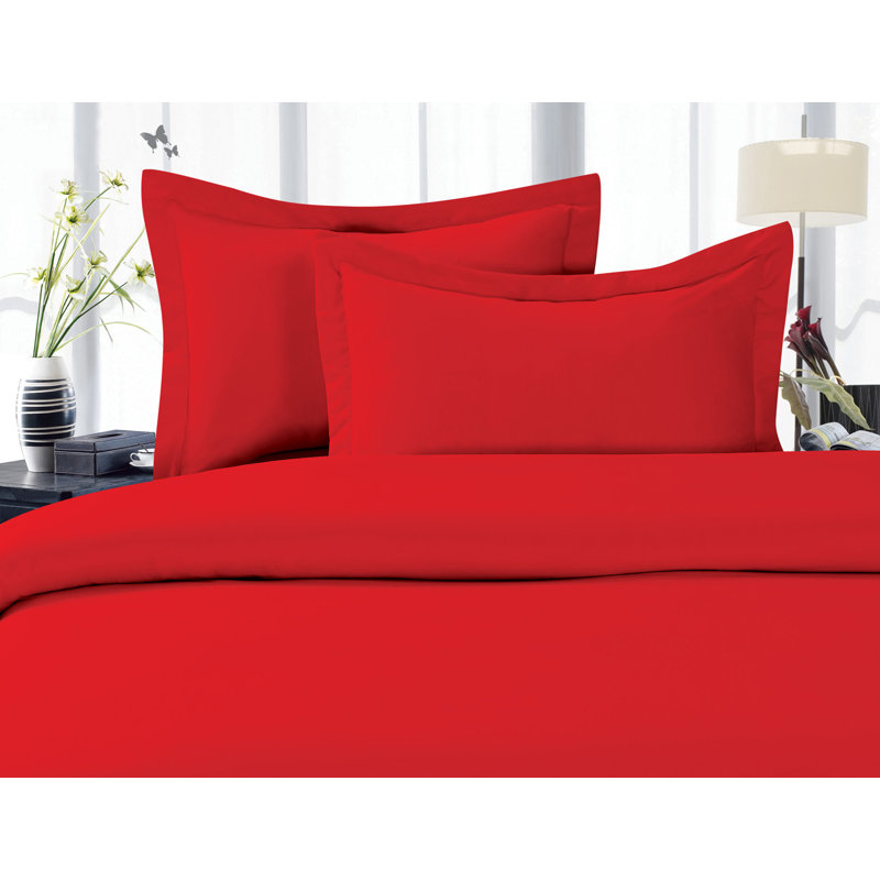 Ensemble de housse pour couette, Rouge, Double / Grand