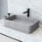 Cadman 21" L x 14" W x 5" H Gray Handmade Rectangular Vessel Bathroom Sink
