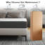 Matelas pliable en mousse à mémoire de forme pliable 4 po Tri-Fold-1923310599