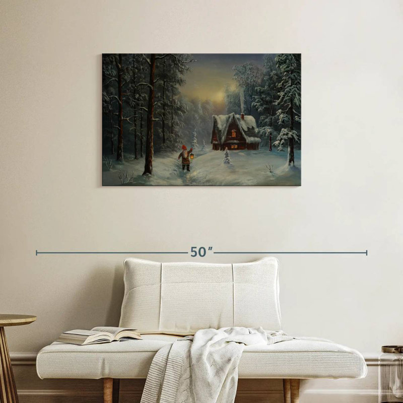 Lilie Wandering Christmas Elf, 24" H x 36" W