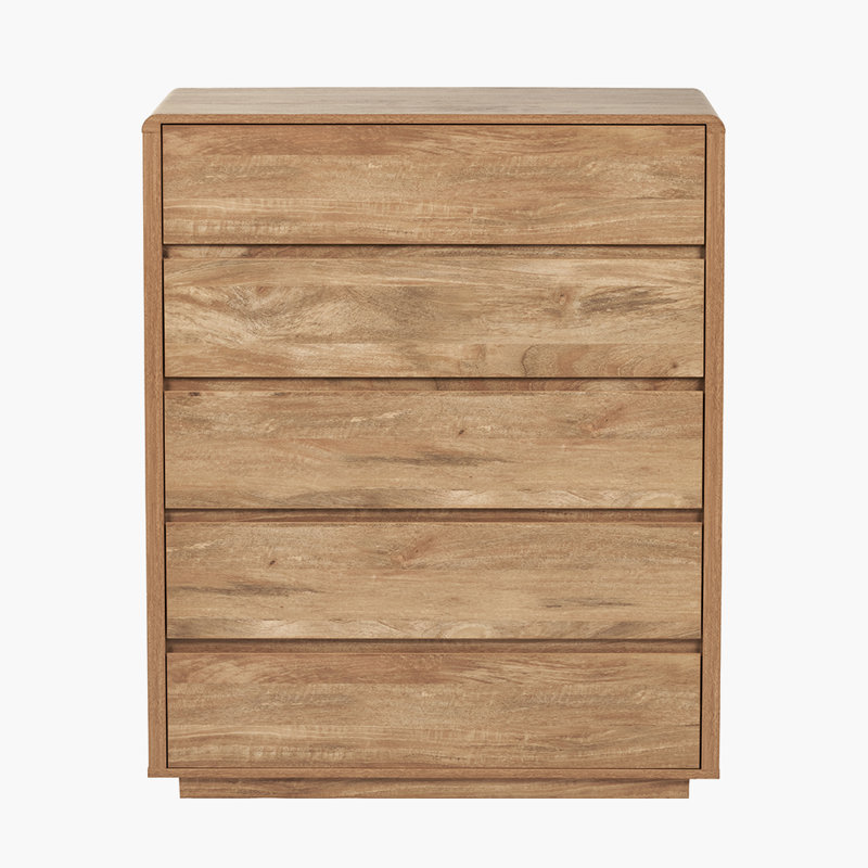 Eversley 95cm W 5 - Drawer Chest of Drawers
