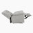  Gabriel 41" Traditional Chenille Fabric Rocker Reclining Chair with Gentle Rocking Motion & Pull-Handle Recline-443112933