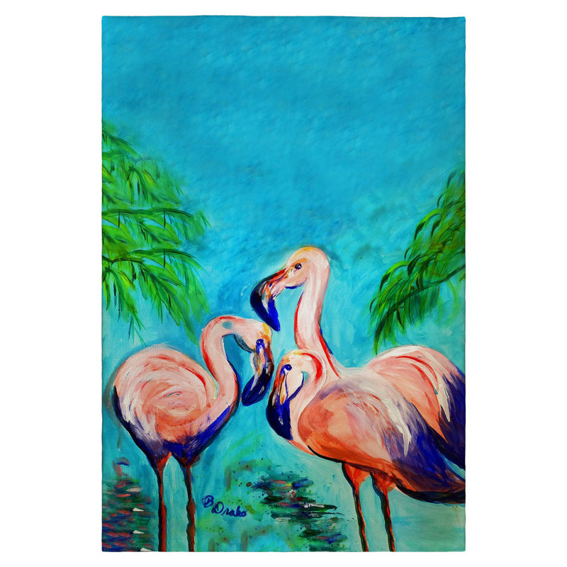 Serviette d'invité Betsy Flamingo IV