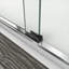 Porte de douche, porte coulissante semi-sans cadre pour salle de bain-123272707