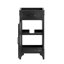 Base de meuble-lavabo simple 17 po Modway Steamforge uniquement en noir